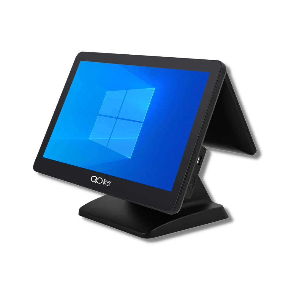 เครื่อง POS EASYPRINT ระบบ WINDOWS W1PLUS สีดำ (2 หน้าจอ)_1